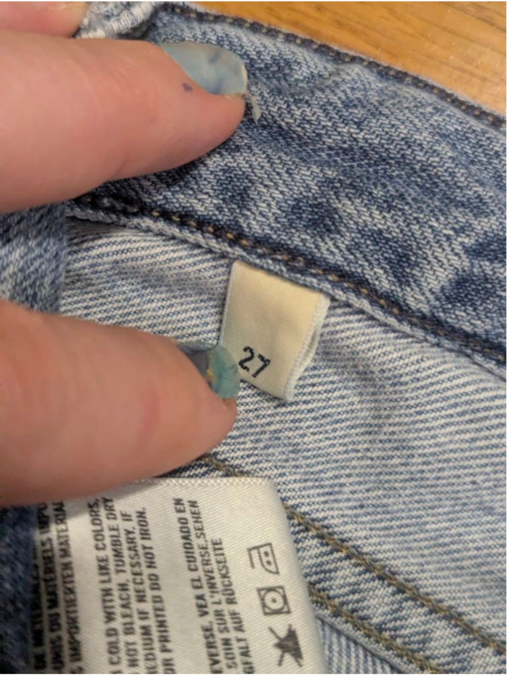 Citizens of Humanity Liya Jeans Blue Straight Leg Size 27 - Picture 5 of 14